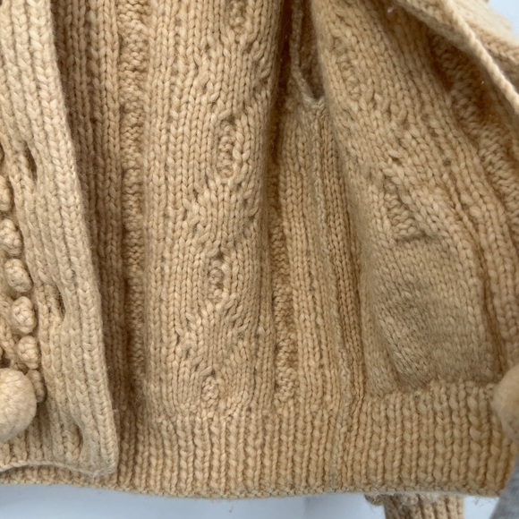 Doen Cream Cable Knit Cardigan size XS - Picture 6 of 9